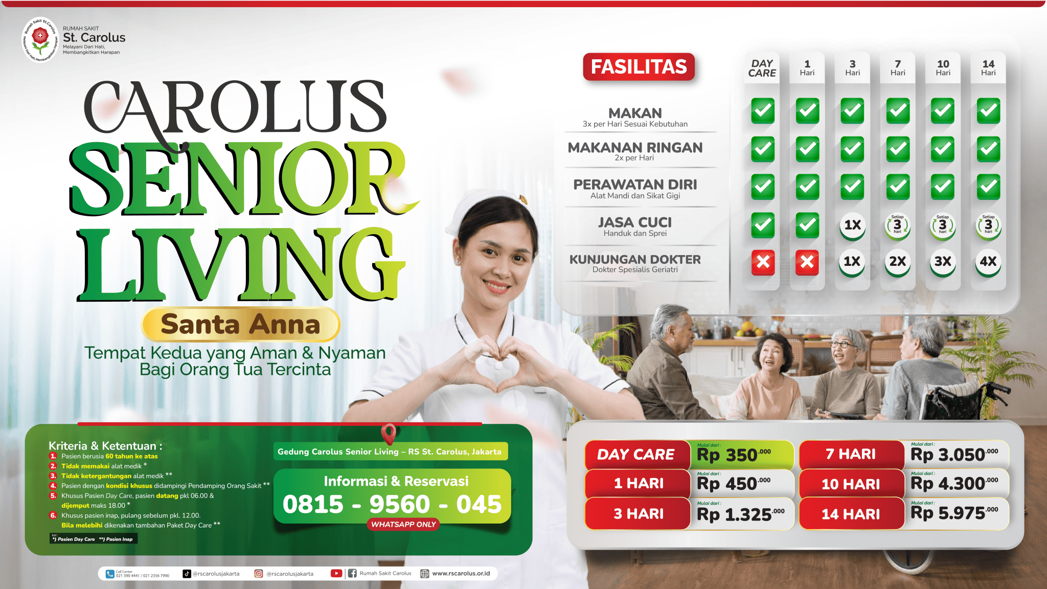 Harga Senior Living_tv