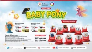 Paket promo melahirkan baby pony